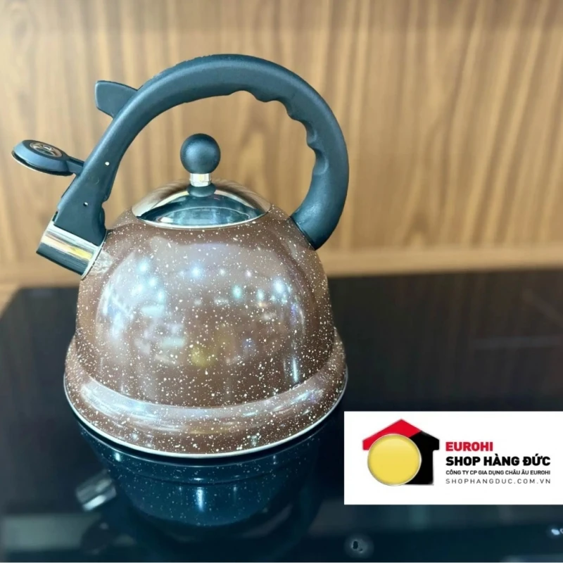 Ấm đun bếp từ Elo Ronda 2,4L màu chấm bi