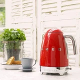 Ấm siêu tốc SMEG KLF04RDEU Red 1,7L 2400W màu đỏ có chỉnh nhiệt độ