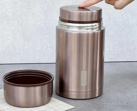 Bình ủ cháo Kaiyo 750ml màu hồng ruby 8936212083420