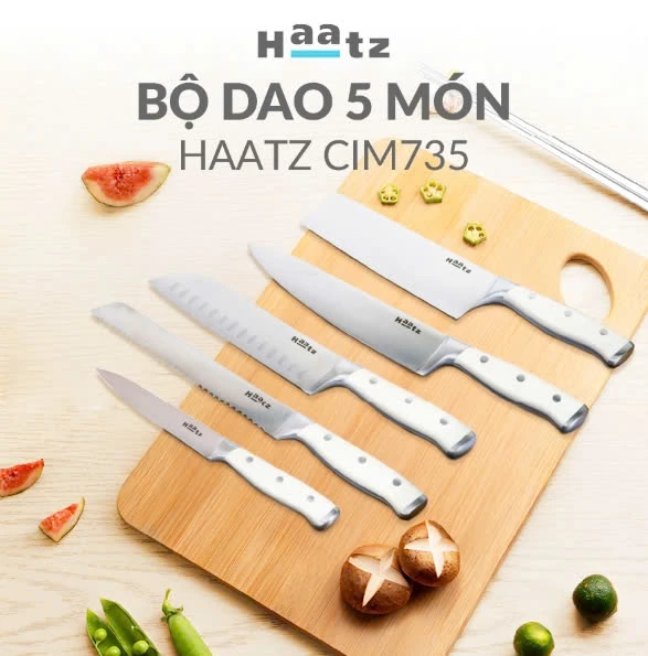 Bộ dao 5 món Haatz CIM735