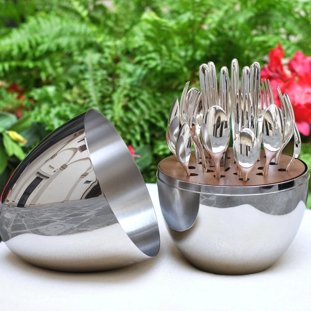 Bộ dao thìa dĩa Keller 24 món hình quả trứng