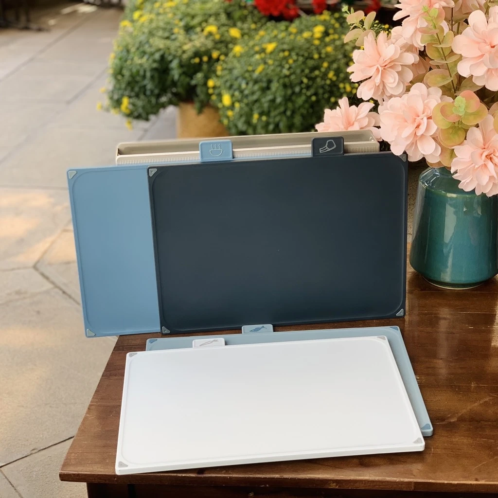 Bộ thớt Joseph Joseph Index Large Sky 4 món 34 x 24cm (60168)