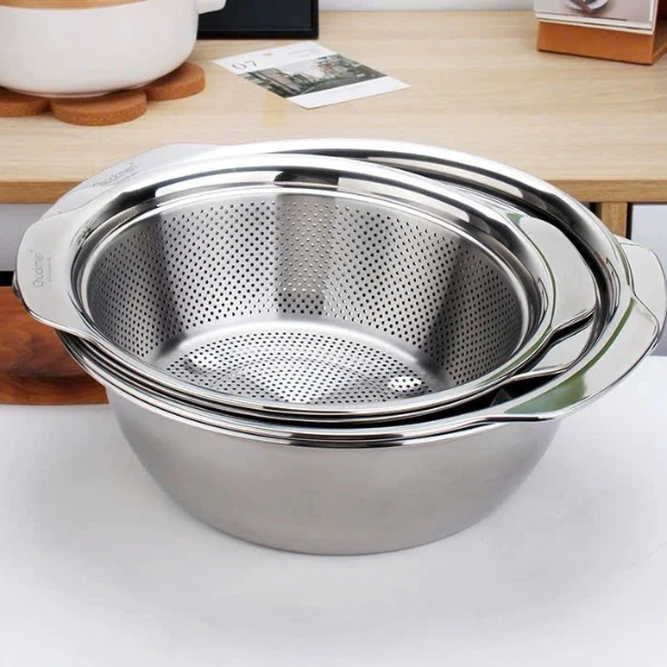 Bộ tô trộn kèm rổ Chockmen size 23cm