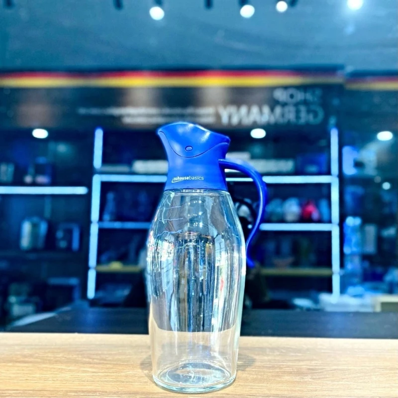 Chai dầu dấm Zuhause Basics 550ml màu xanh dương