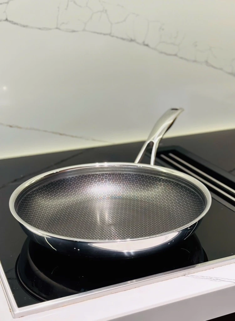 Chảo inox chống dính KONKI nông lòng 26cm