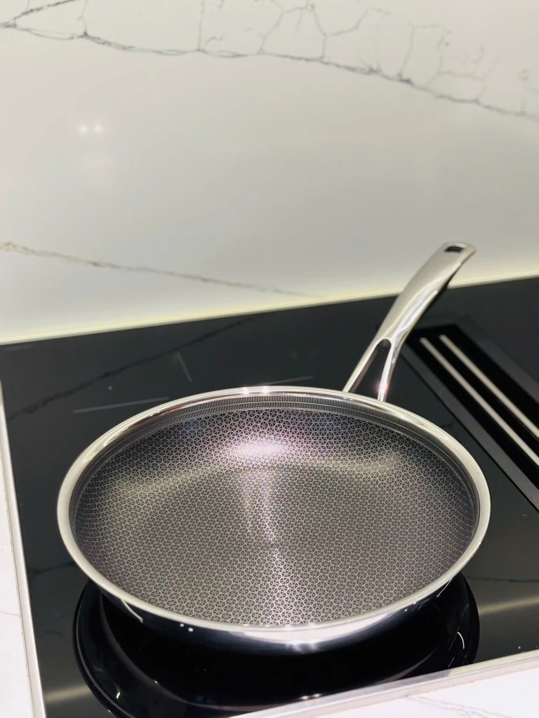 Chảo inox chống dính KONKI nông lòng 26cm
