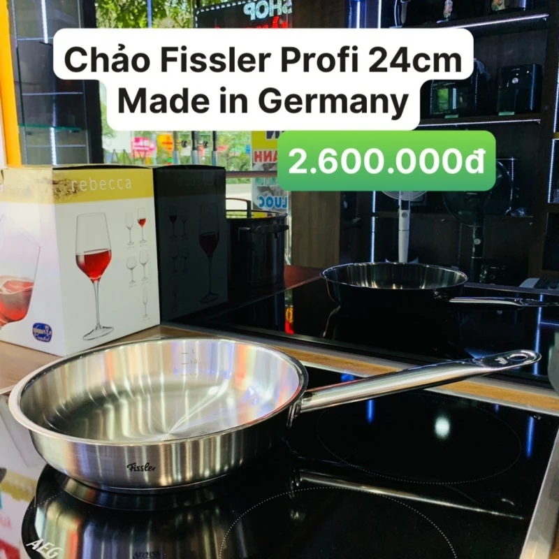 Chảo inox Fissler Original Profi 24cm