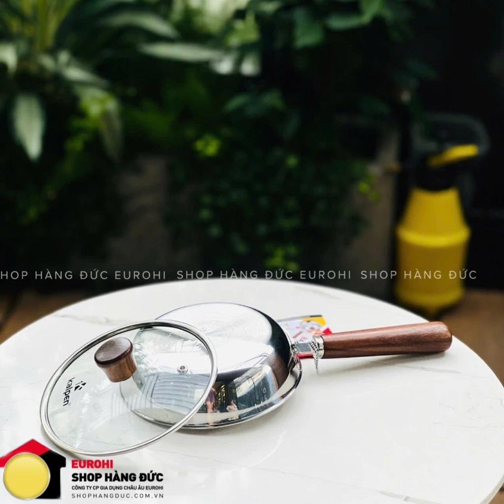 Chảo inox Kalpen có miệng rót 16cm (RM16)