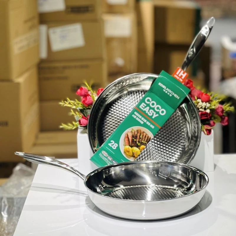 Chảo inox nông lòng Edelkochen Coco Collection 28cm