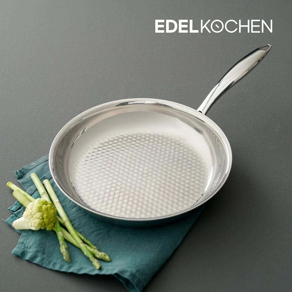 Chảo inox nông lòng Edelkochen Coco Collection 28cm