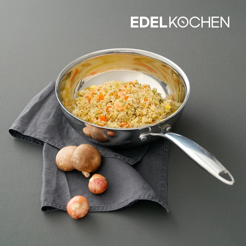Chảo inox sâu lòng Edelkochen Coco Collection 26cm