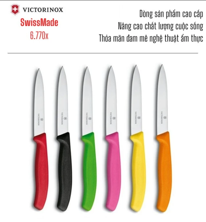 Dao gọt hoa quả Victorinox các màu