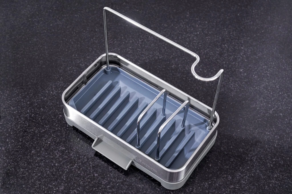 Giá đựng đồ rửa bát bằng inox có khay hứng, thoát nước Kaiyo