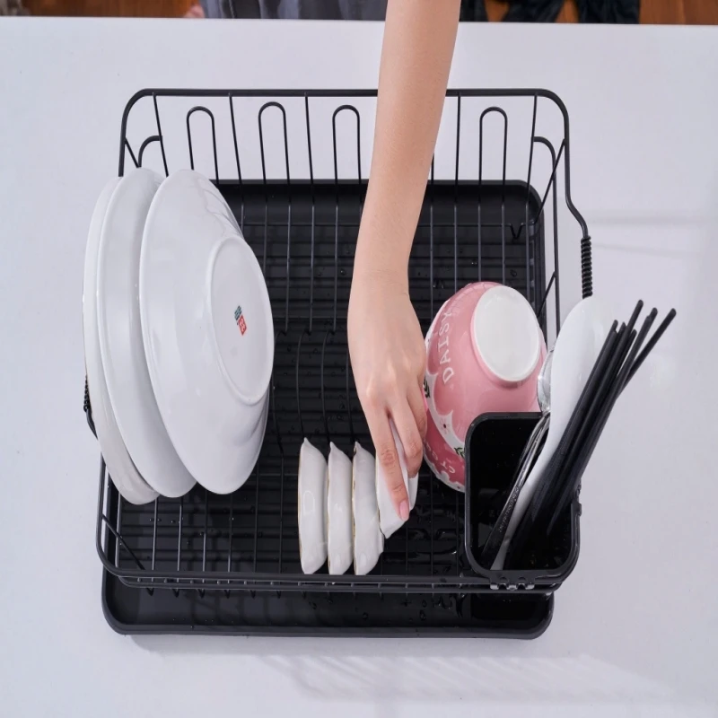 Giá úp bát có khay hứng nước Kaiyo 45,4 x 32,3 cm