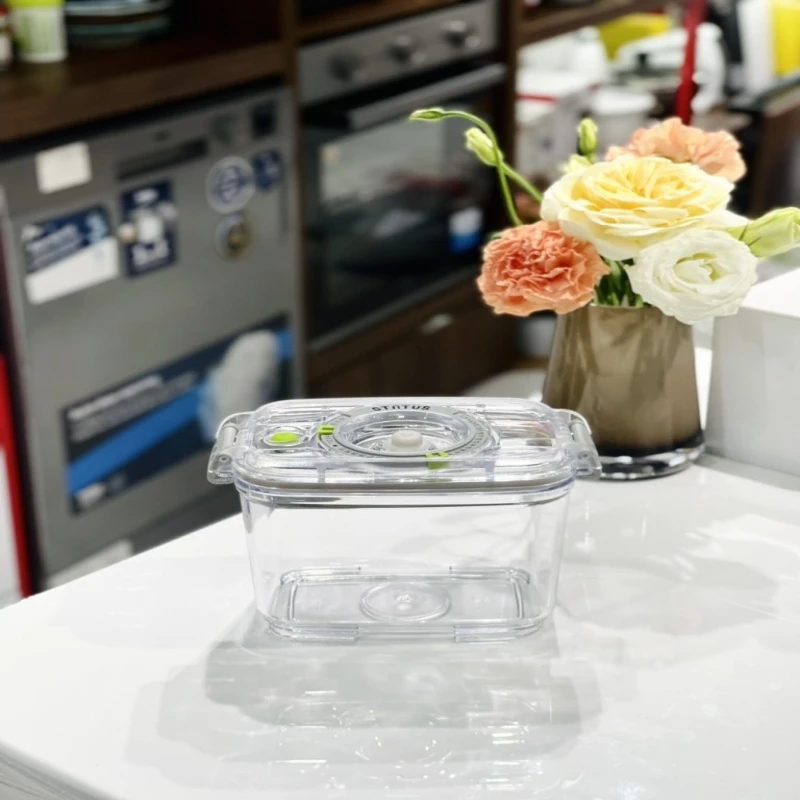 Hộp bảo quản thực phẩm hút chân không Status hình chữ nhật 0,8L