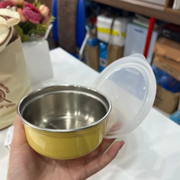 Hộp đựng thực phẩm inox Edelkochen Edellock Collection 350ml màu vàng