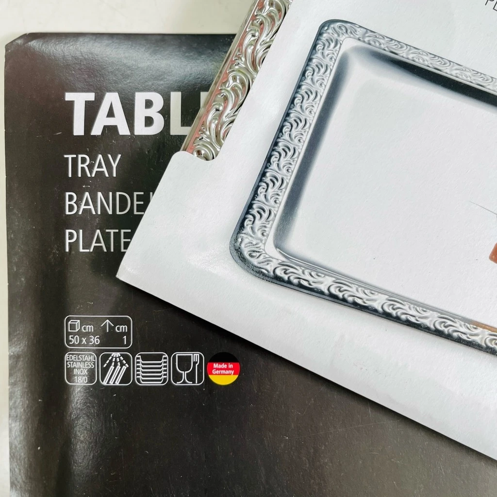 Khay inox Schuzfolie APS 50x36cm (Made in Germany)