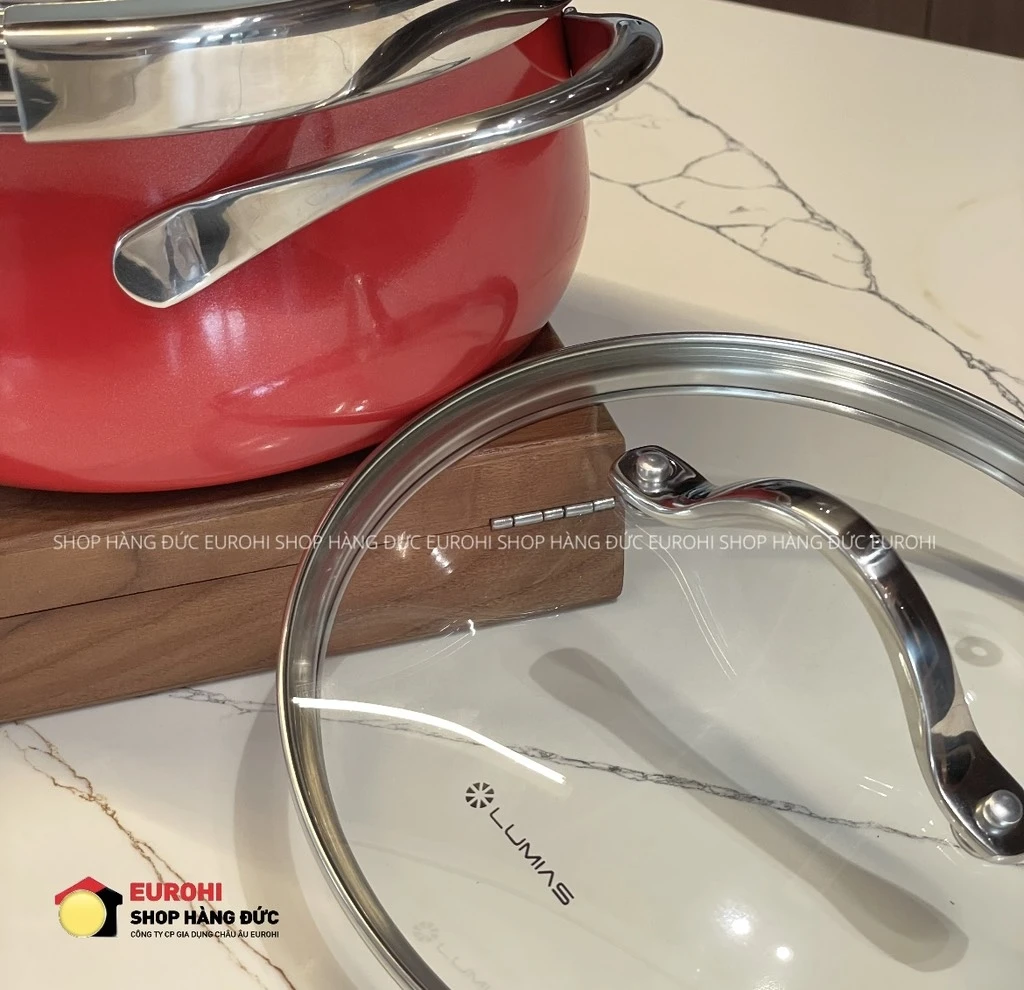 Nồi áp suất Lumias 20cm 3L LPC-068 (màu đỏ)