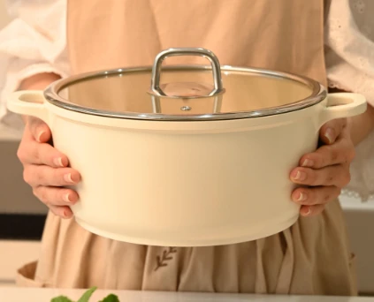 Nồi nhôm đúc đáy từ Haatz 24cm