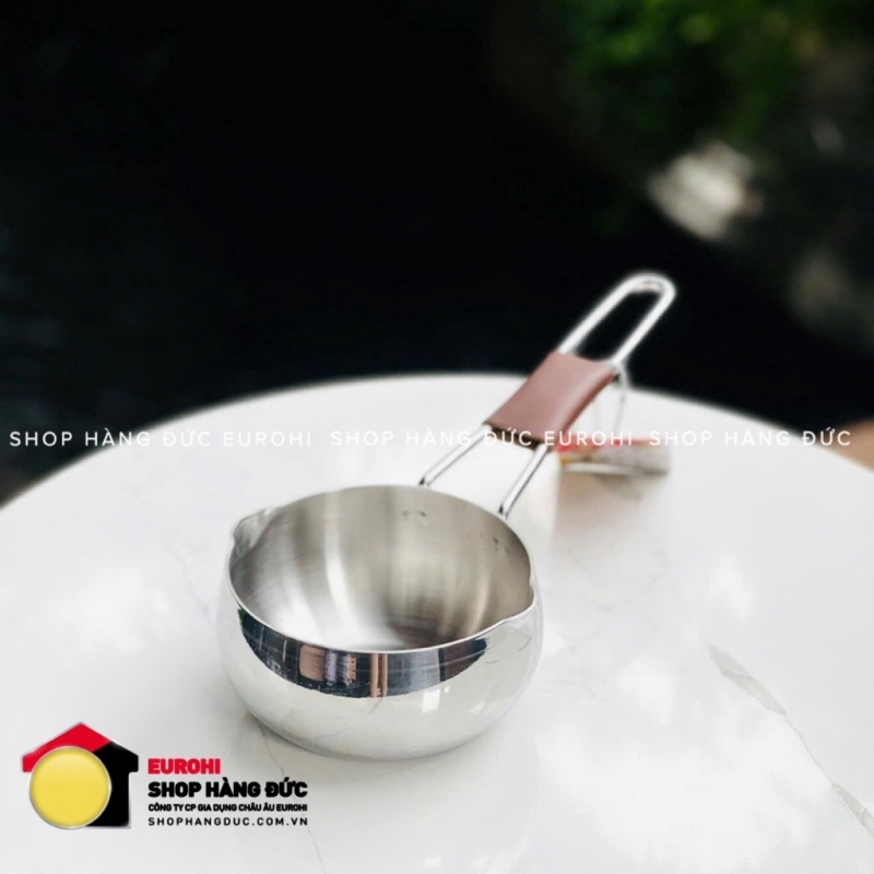 Quánh inox Kalpen có miệng rót 12cm (RM12)