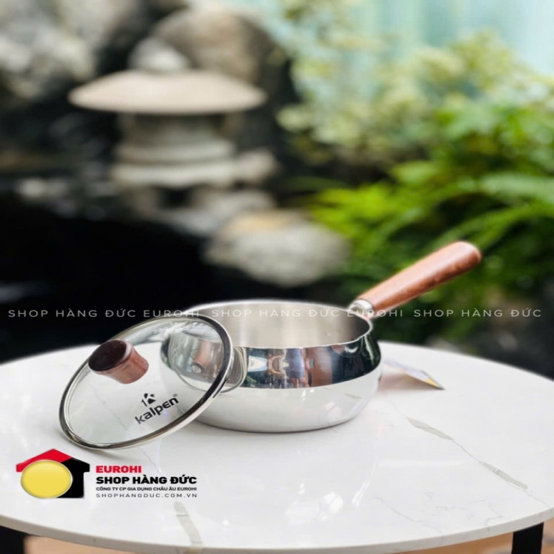 Quánh inox Kalpen có miệng rót 14cm (RM14)