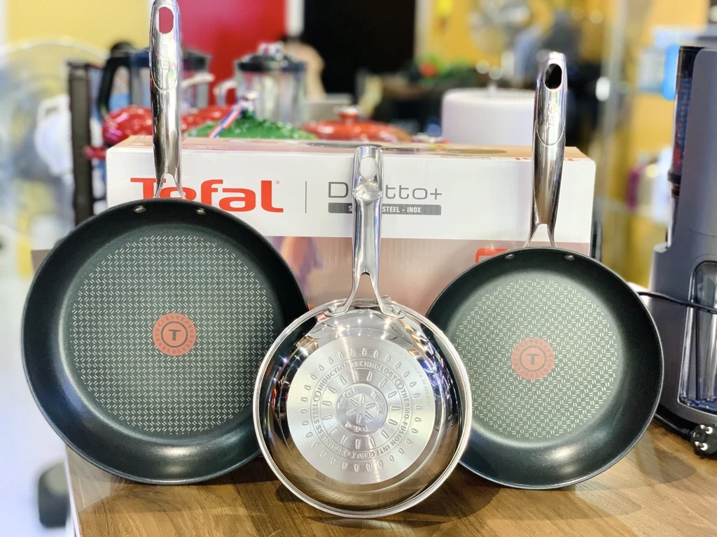 Set 3 chảo Tefal Duetto 20-24-28CM