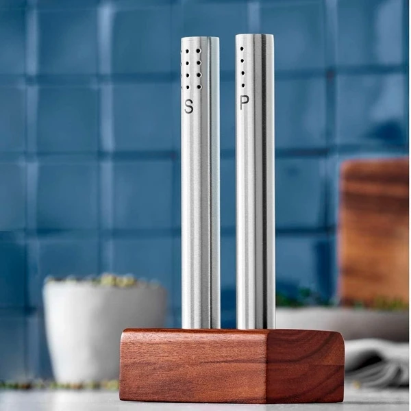 Set đựng muối tiêu inox WMF Salt & Pepper Shaker Set 0634546040