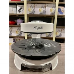 Bếp nướng không khói Egrill màu trắng (bản cơ)