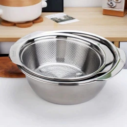 Bộ tô trộn kèm rổ Chockmen size 25cm