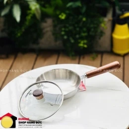 Chảo inox Kalpen có miệng rót 16cm (RM16)