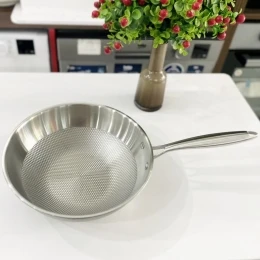 Chảo inox sâu lòng tổ ong Vergnugen 28cm
