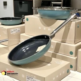 Chảo rán SMEG FPF2802EGM 28cm màu xanh ngọc