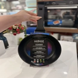 Chảo sâu lòng Titan Pro Double 20cm Sambonet