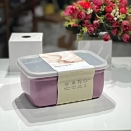 Hộp đựng thực phẩm inox Edelkochen Edellock Collection màu Rose 3450ml