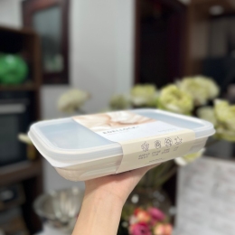 Hộp đựng thực phẩm inox Edelkochen Edellock Collection màu Vanilla Cream 1400ml