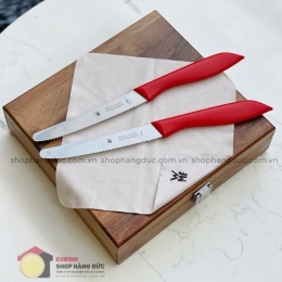 Set 2 dao răng cưa WMF màu đỏ