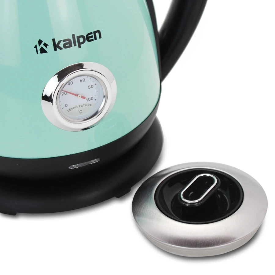 Ấm đun nước siêu tốc Kalpen KK91B 1.7L màu xanh
