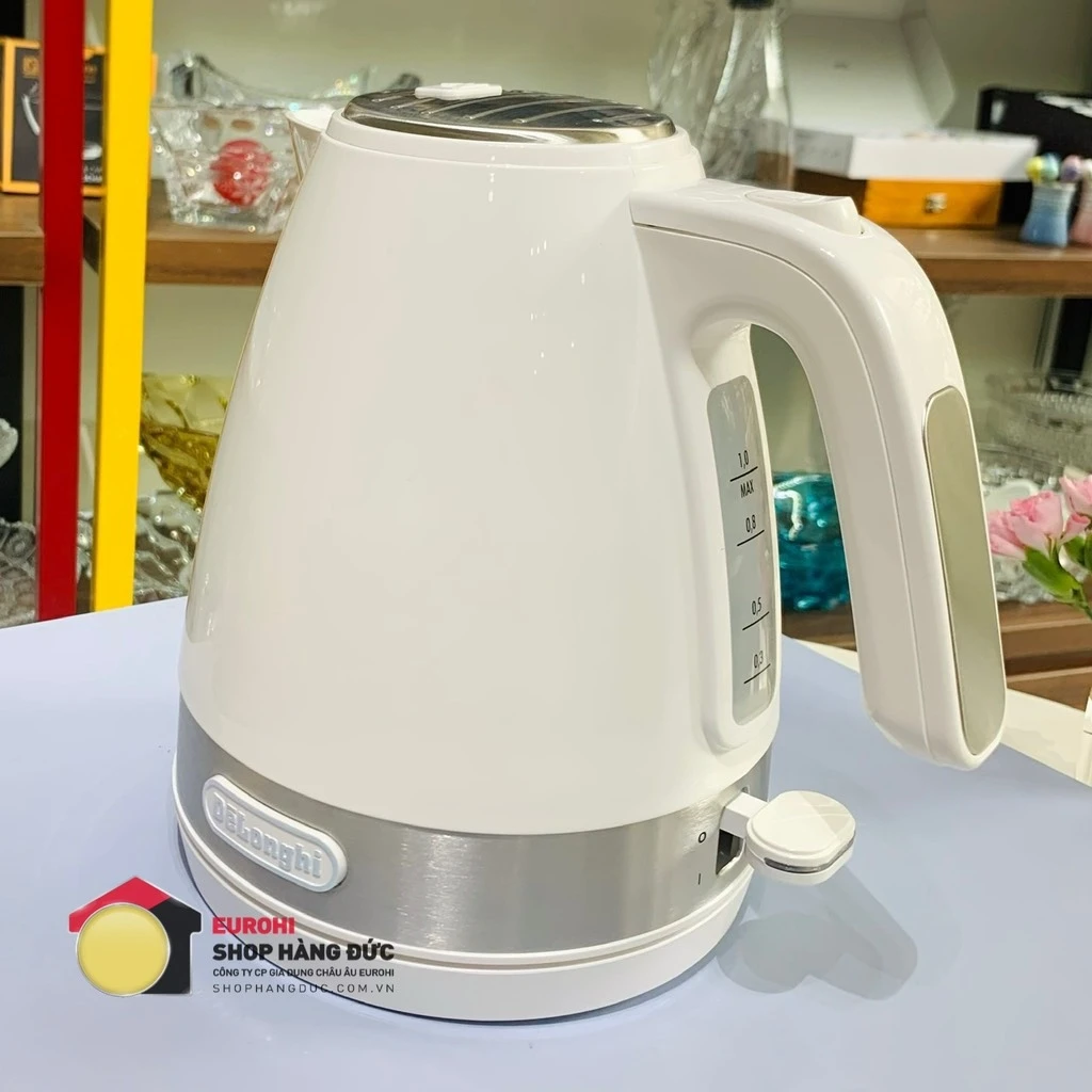 ẤM SIÊU TỐC DELONGHI KBLA2000.W 1L MÀU TRẮNG
