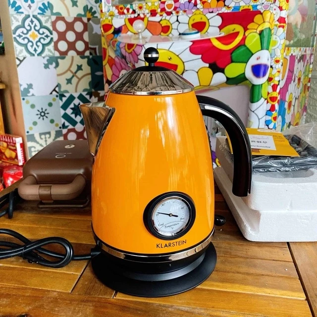 Ấm siêu tốc Klarstein 1,7L màu cam
