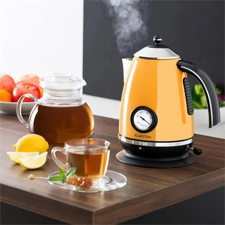 Ấm siêu tốc Klarstein 1,7L màu cam