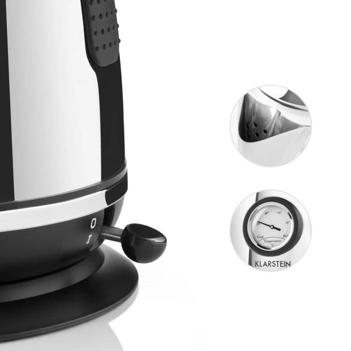 Ấm siêu tốc Klarstein 1,7L màu inox