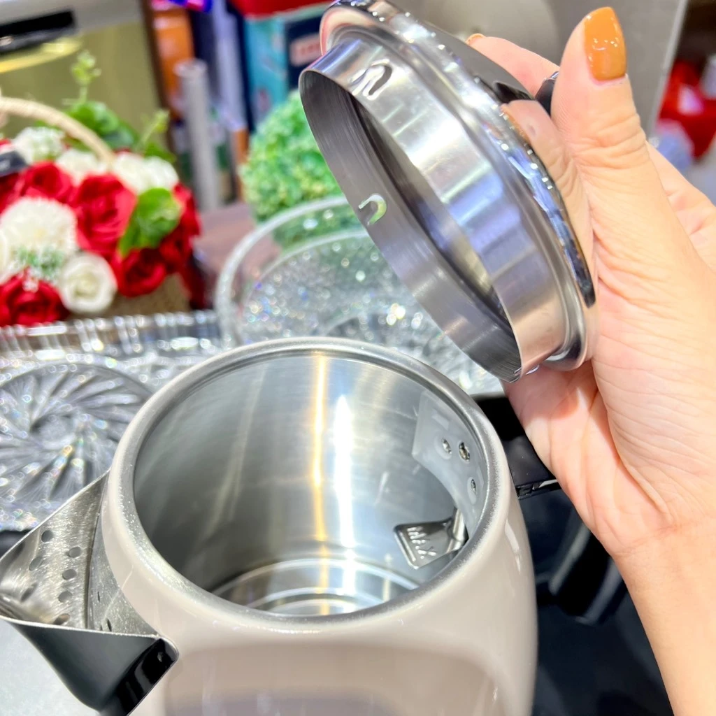 Ấm siêu tốc Klarstein 1,7L màu kem