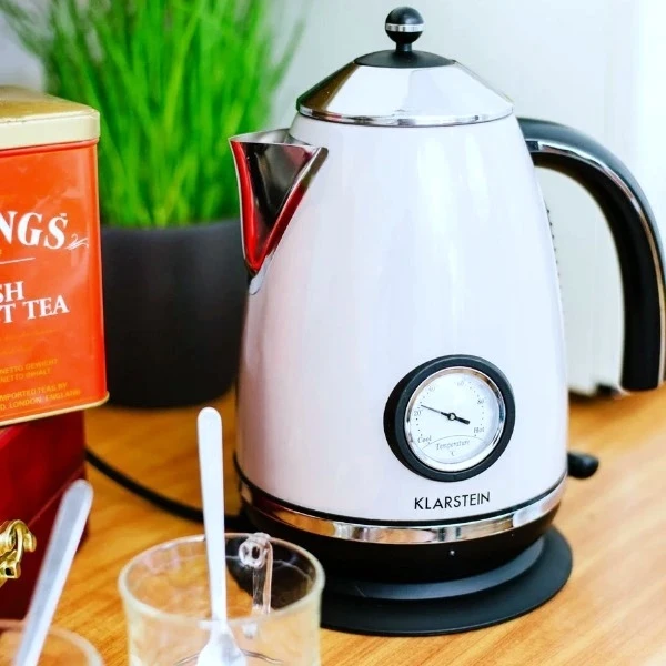 Ấm siêu tốc Klarstein 1,7L màu trắng