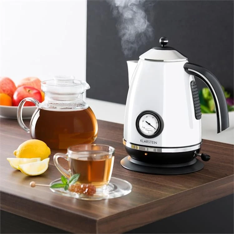 Ấm siêu tốc Klarstein 1,7L màu trắng