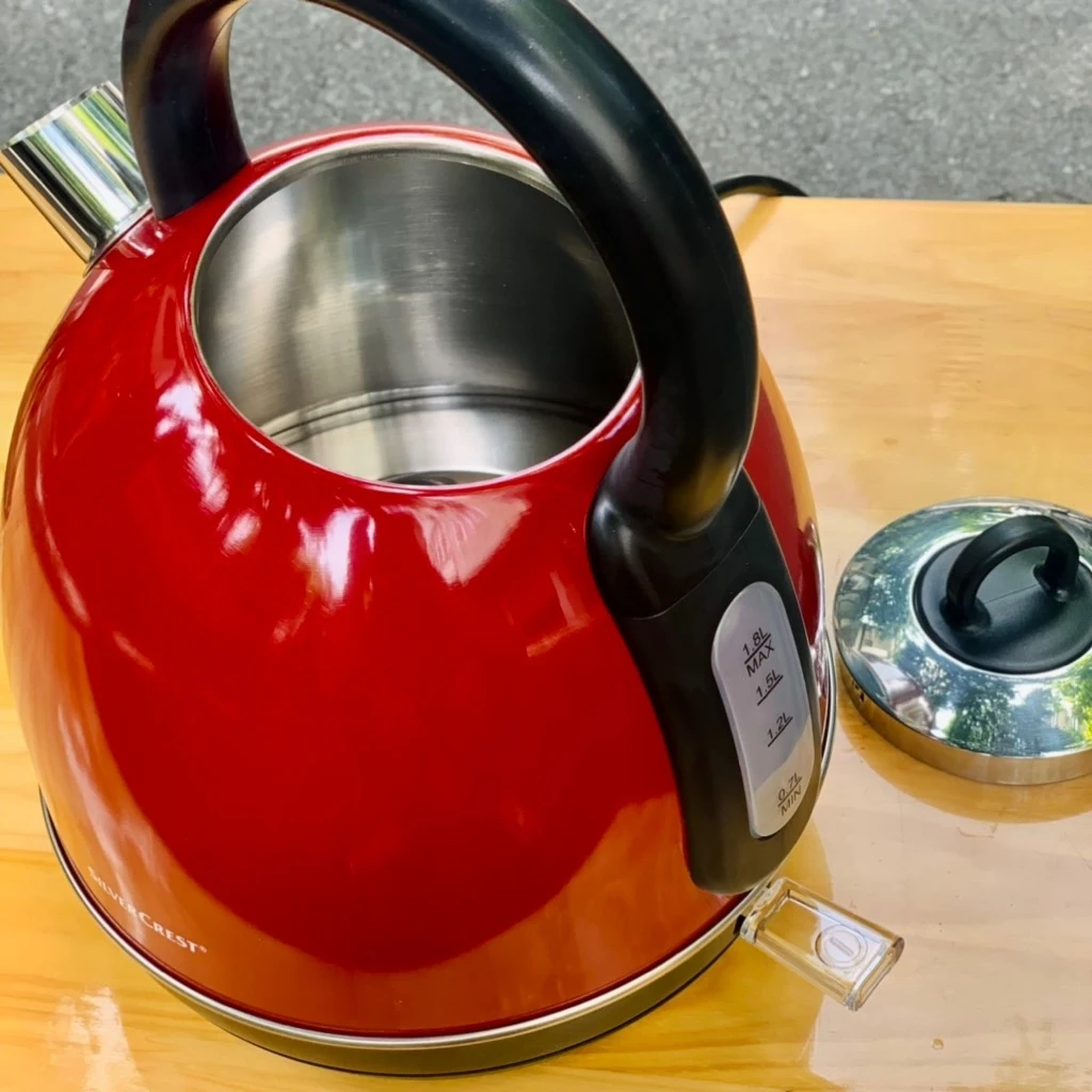 Ấm siêu tốc Silvercrest 1,8L màu đỏ