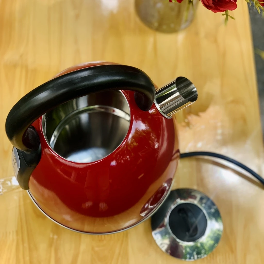 Ấm siêu tốc Silvercrest 1,8L màu đỏ