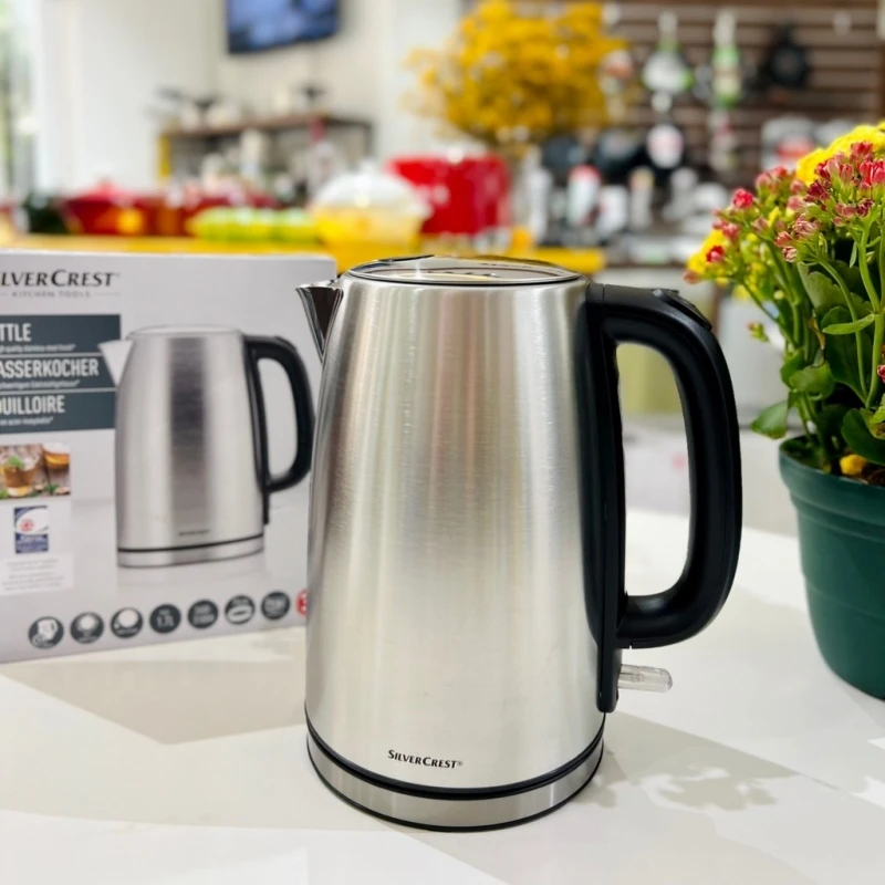 Ấm siêu tốc Silvercrest 3100W 1.7L inox