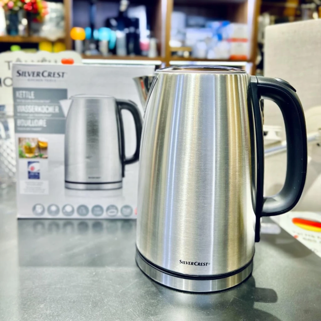 Ấm siêu tốc Silvercrest 3100W 1.7L inox