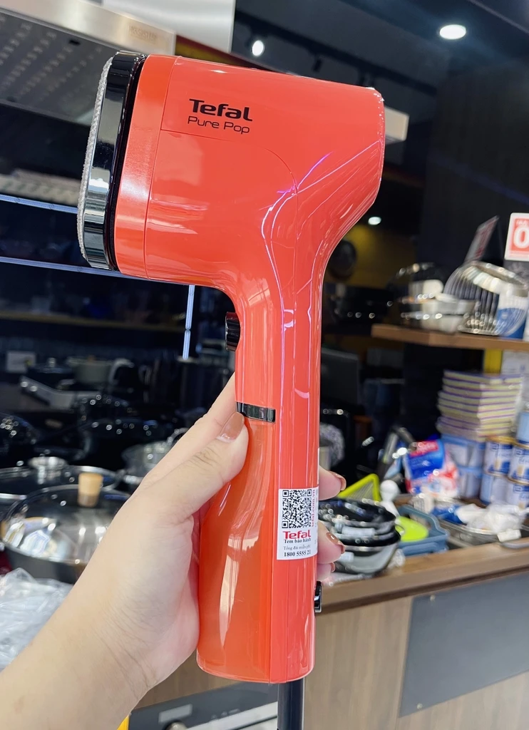 Bàn là hơi nước cầm tay Tefal DT2020E1 Pure Pop màu cam