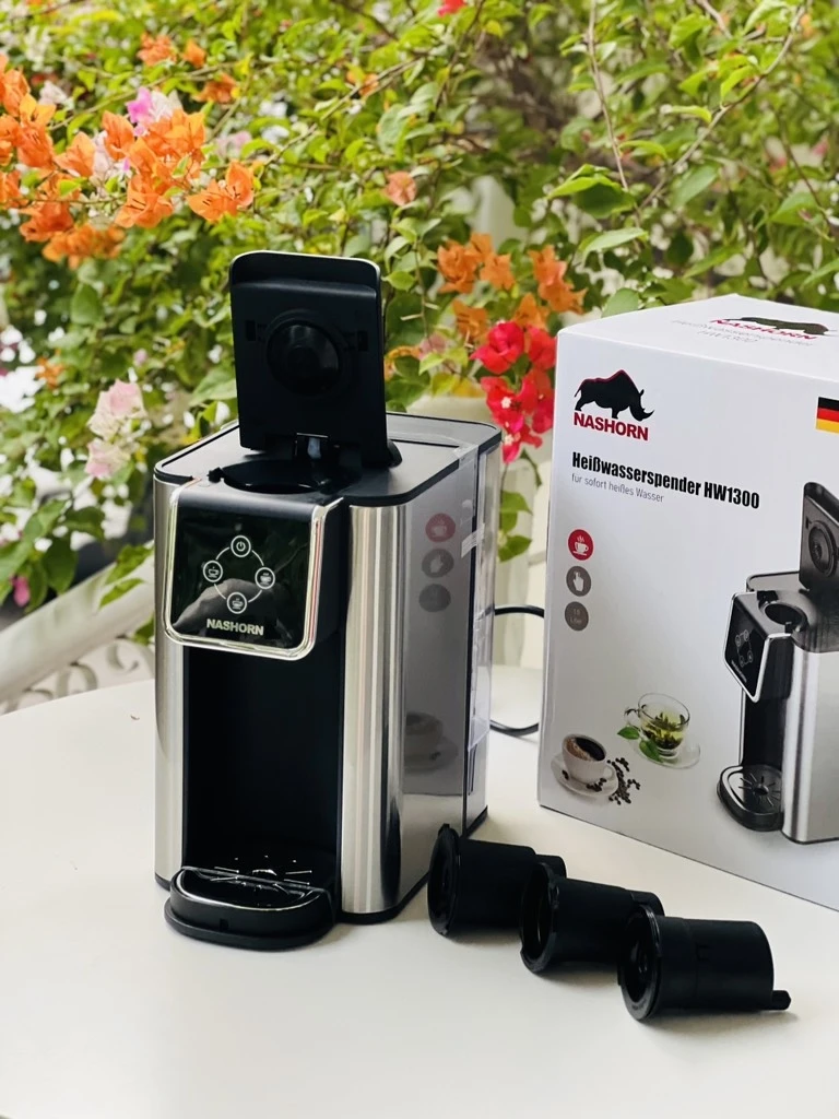 Bình đun nước, pha trà, pha cafe Nashorn HW1300 1,5L